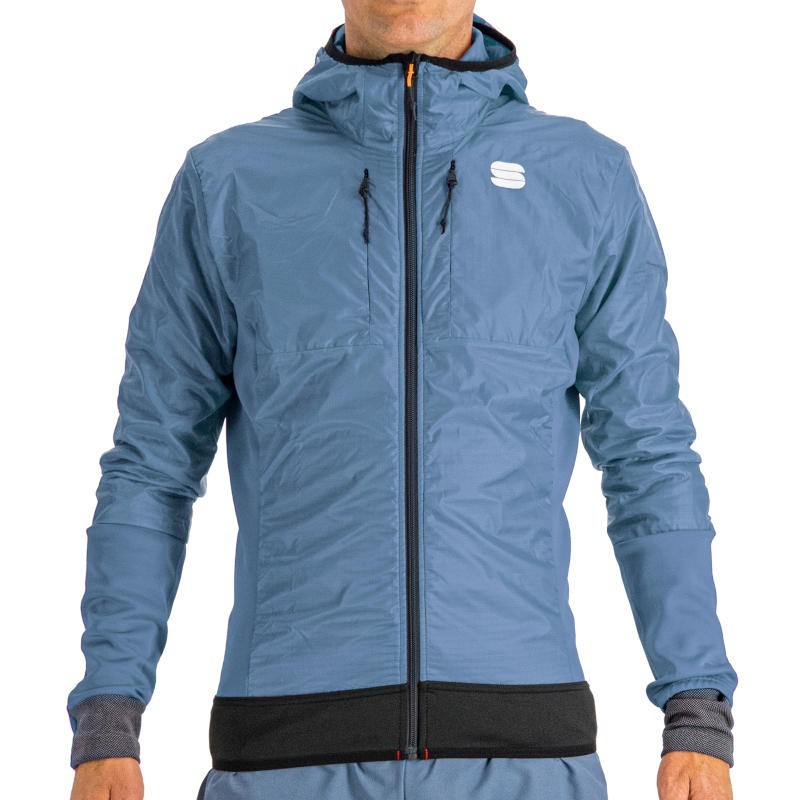 Vintersport jakke Sportful Cardio Tech Wind Jacket Blå havet Vintersport jakke Sportful Cardio Tech Wind Jacket Blå havet